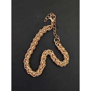 Rose Gold Woven Link Chsin Bracelet Size 8" & 2" Extender
